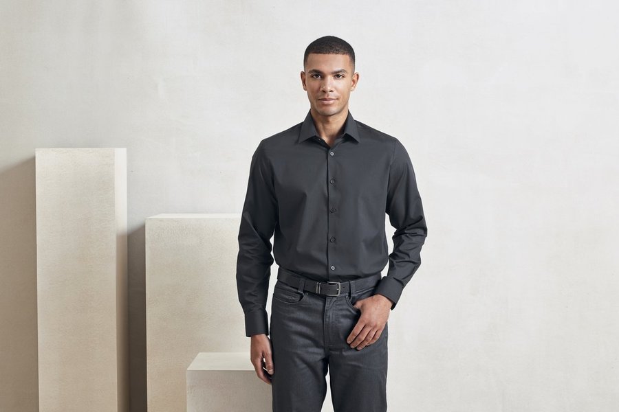 Men’s Long Sleeve ‘Recyclight’ Poplin Shirt