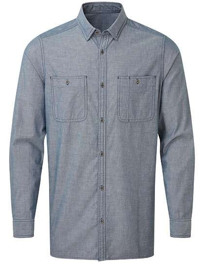 Men´s Organic Chambray Fairtrade Long Sleeve Shirt
