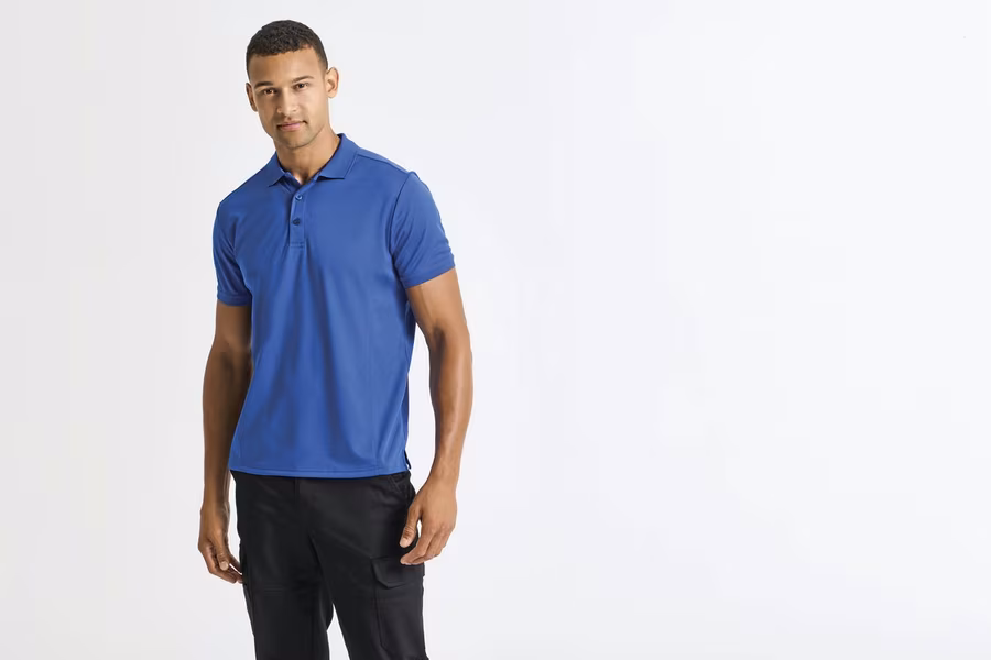 Premier Workwear Atmungsaktives Piqué Poloshirt mit Feuchtigkeitsregulierung, Aubergine (ca. Pantone 5115C) 3XL, PW615