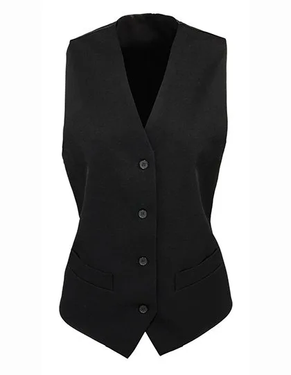 Premier Workwear Weste schwarz, gefüttert, Polyester für Damen, Black (ca. Pantone Black C) M, PW623