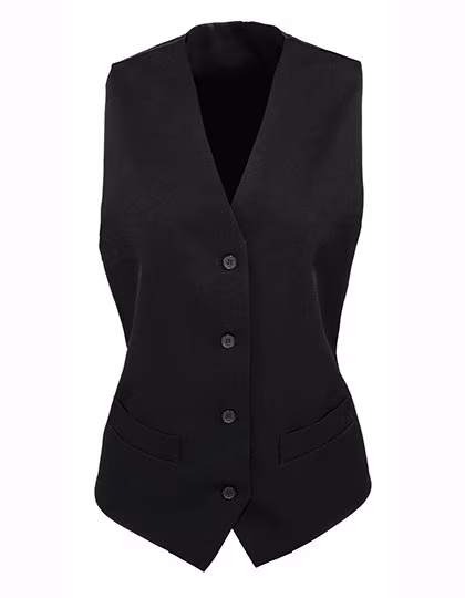 Premier Workwear Gilet Nero, Foderato, Poliestere da Donna, Black (ca. Pantone Black C) XXS, PW623