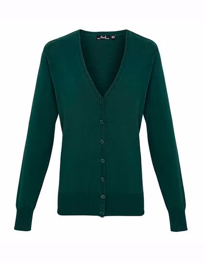 Premier Workwear Women´s Button Through Knitted Cardigan Red XXL (18) (PW697)