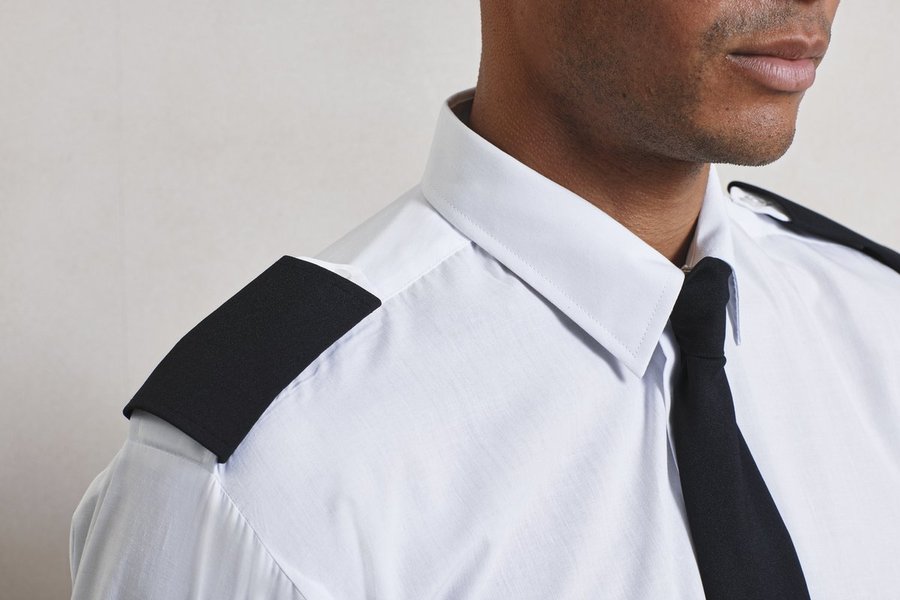 Premier Workwear Epaulettes mit Klettverschluss, 100% Polyester, Black (ca. Pantone Black C) 10 x 6 cm, PW715