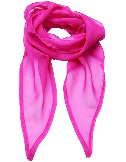 Premier Workwear Damen-Chiffon-Schal Pastellfarben 98x16,5 cm, Fuchsia (ca. Pantone 219C) 98 x 16,5 cm, PW740