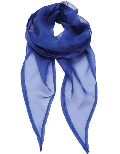Premier Workwear Damen-Chiffon-Schal Pastellfarben 98x16,5 cm, Royal (ca. Pantone 286C) 98 x 16,5 cm, PW740