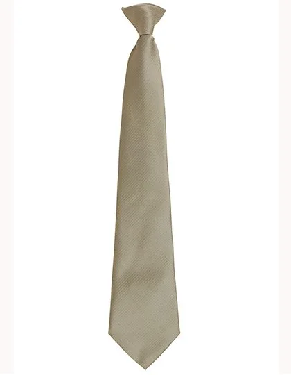 Premier Workwear Fashion Clip Krawatte in Trendfarben, Khaki (ca. Pantone 452C) 47 x 10 cm, PW785