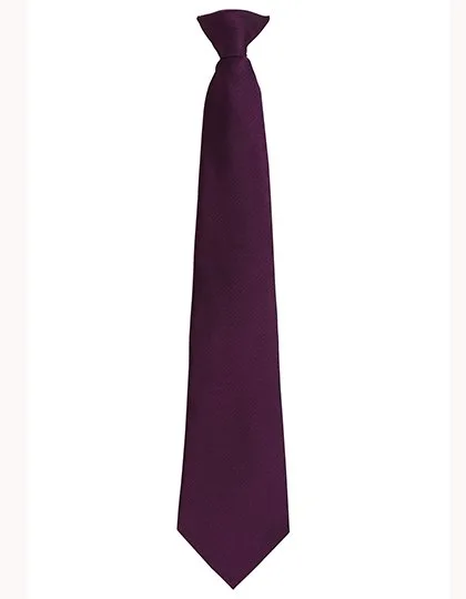 Premier Workwear Fashion Clip Krawatte in Trendfarben, Purple (ca. Pantone 518C) 47 x 10 cm, PW785