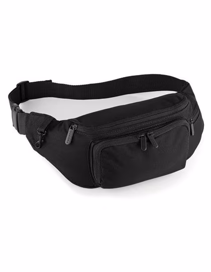 Quadra Sac banane en Polyester 600D, Black 37 x 15 x 10 cm, QD12