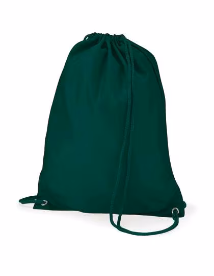 Quadra Wasserabweisender Gymsac 7L Polyester, Bottle Green 31 x 40 cm, QD17