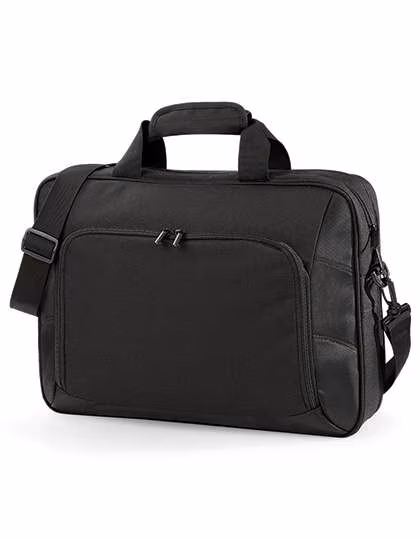 Quadra Laptop Bag 17 Inch with Organiser, Black 41 x 30 x 14 cm, QD268