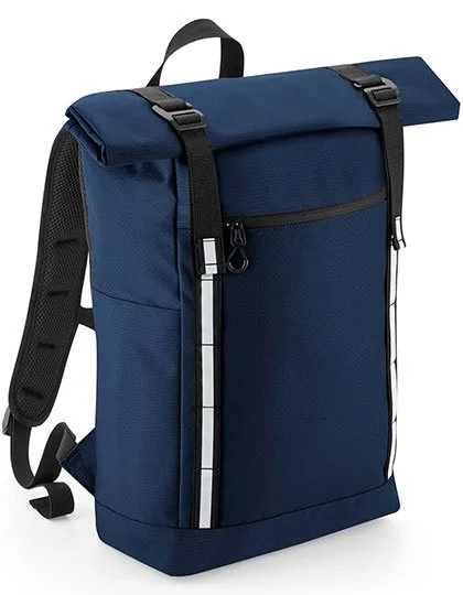 Quadra Urban Commute Rucksack mit Rollverschluss, Navy 28 x 46 x 14 cm, QD552