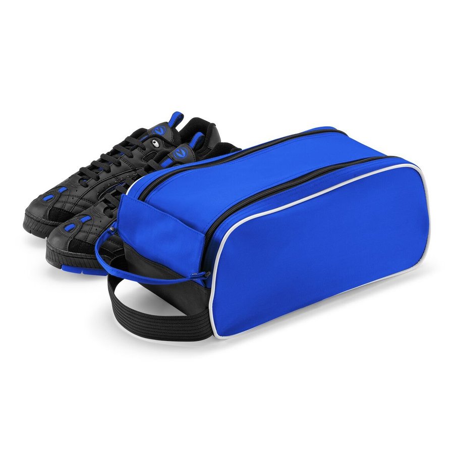 Quadra Teamwear Schuhtasche 420D Polyester, Black 35 x 16 x 18 cm, QD76