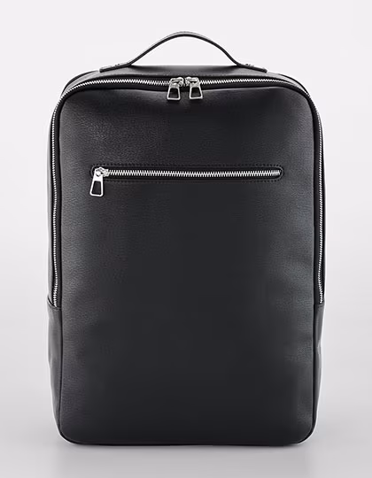 Quadra Luxe Backpack with Laptop Compartment, Black, Black 28 x 30 x 12 cm, QD774