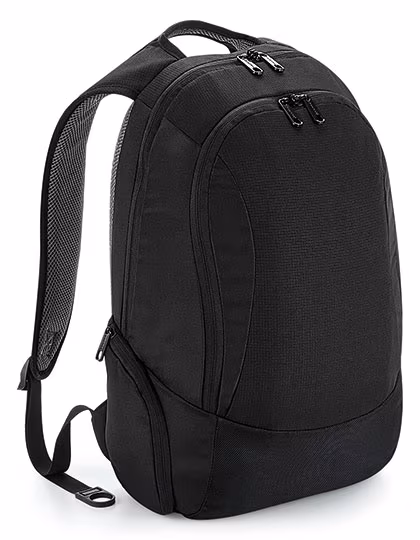 Quadra Slimline Laptop Backpack made of Micro Ripstop, Black 30 x 46 x 18 cm, QD906