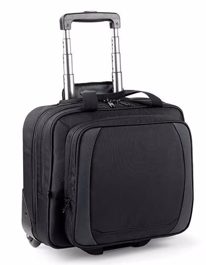 Quadra Tungsten Mobile Office Bag 25L, Black/Dark Graphite 43 x 38 x 24 cm, QD973