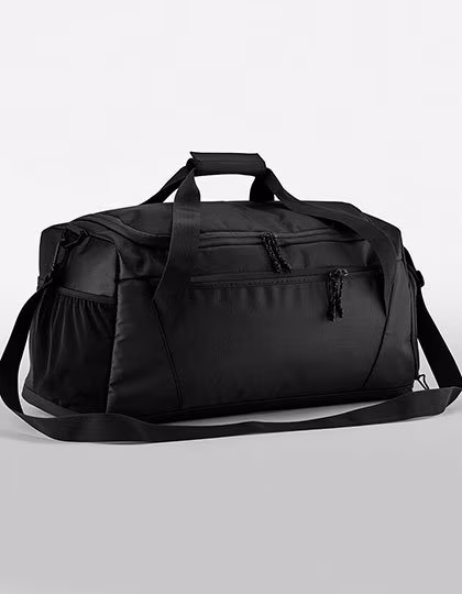 Quadra Recycled Sports Bag with Compartments, Black 59 x 26 x 30 cm, QS477