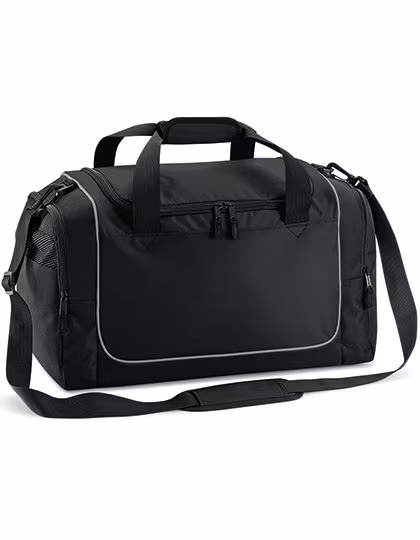 Quadra Sport and Travel Bag with Shoulder Strap, Black/Light Grey 47 x 30 x 27 cm, QS77
