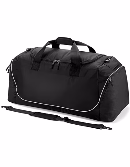 Quadra Spacious Sports Bag with Shoulder Strap, Black/Light Grey 85 x 38 x 35 cm, QS88