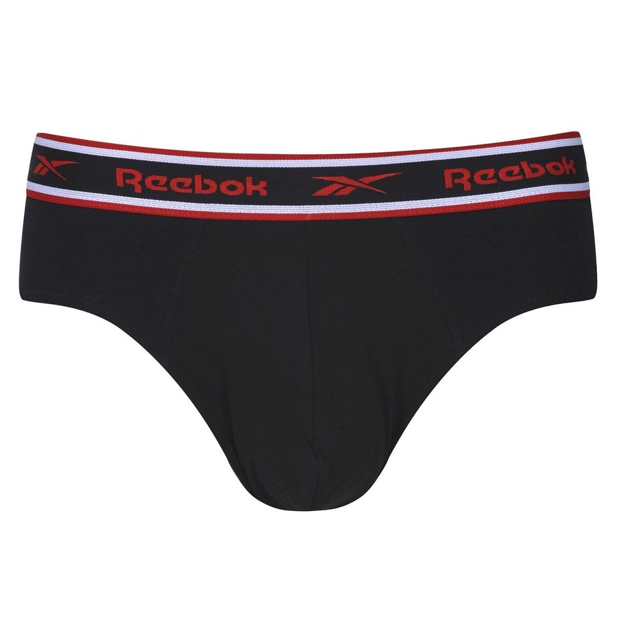 Reebok Briefs 3er-Pack Chase für Herren, Black/Black S, RBK8241