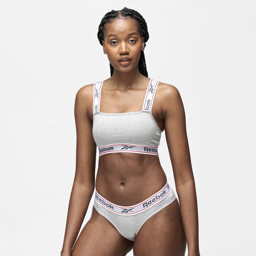 Reebok Crop Top Krystal mit herausnehmbaren Polstern, Black XS, RBK9482