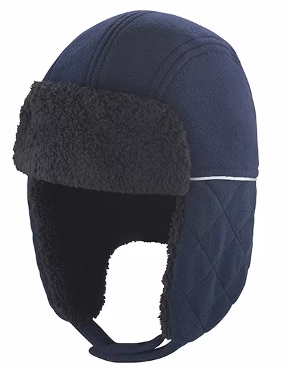 Result Winter Essentials Ocean Trapper Mütze mit Ohrenschützern, Navy/Black L/XL, RC32