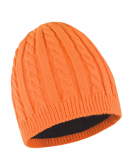 Result Winter Essentials Cappello Mariner a maglia grossa con Pile, Burnt Orange One Size, RC370