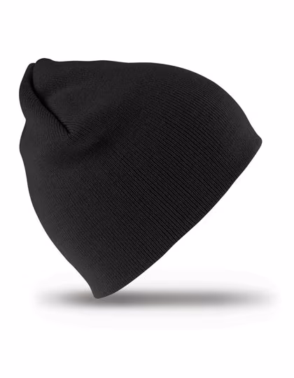 Result Winter Essentials Winter Beanie made of 100% Acrylic, Black One Size, RC44