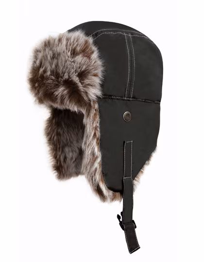 Result Winter Essentials Classic Sherpa Beanie with Quick Closure, Jet Black S, RC56