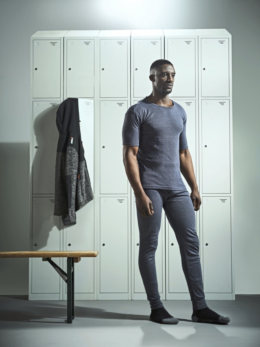 Regatta Professional Thermo Long Johns aus Baumwolle-Polyester-Mix, Blue L, RG113