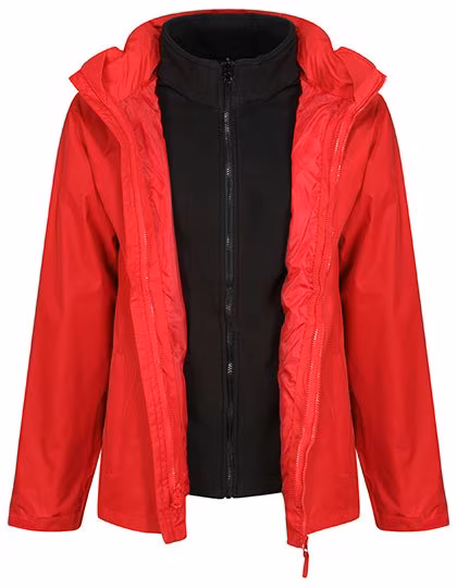 Regatta Professional 3-in-1 Jacket with Fleece Inner Jacket, Classic Red/Black 3XL, RG150
