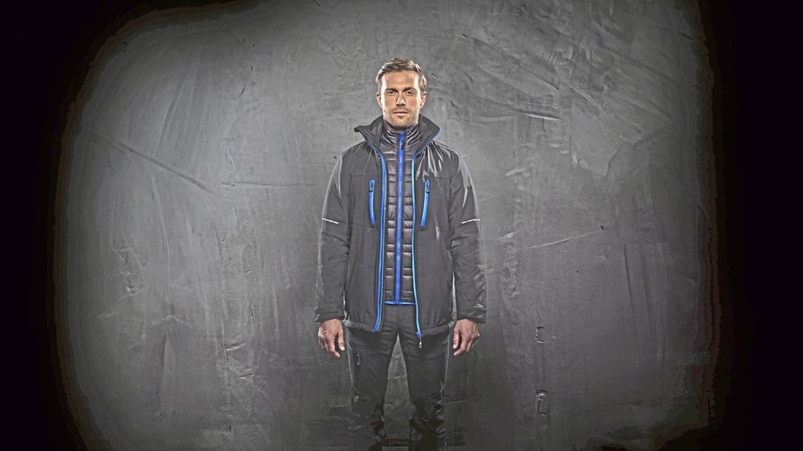 Regatta Professional X-Pro Evader III 3in1 Jacket Black/Oxford Blue S (RG156), RG156
