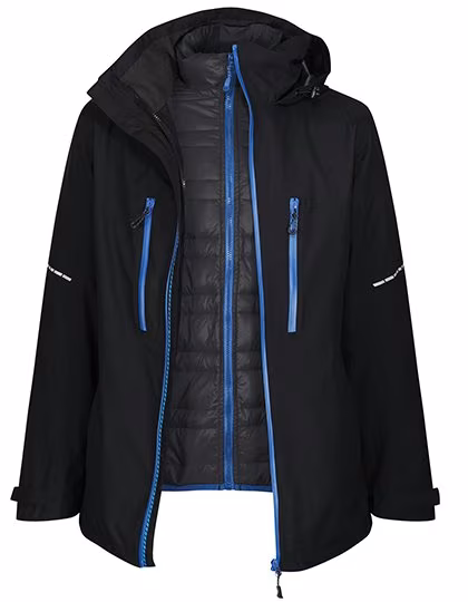 Regatta Professional X-Pro Evader III 3in1 Jacket Black/Oxford Blue S (RG156), RG156