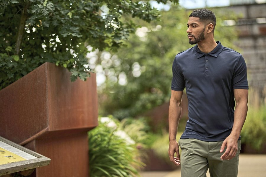 Regatta Honestly Made Recyceltes Polyester-Polo mit 3-Knopfleiste, Navy XL, RG1960