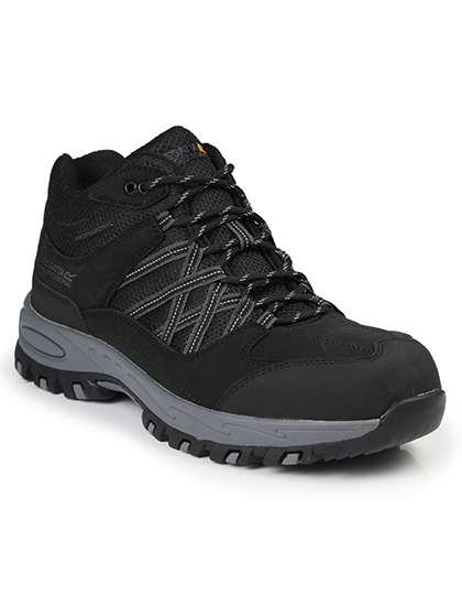 Regatta Professional Sicherheitsschuhe Sandstone SB Hiker, Black/Granite 39 (6), RG200