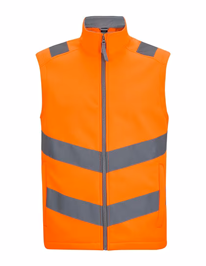 Hi-Vis Pro Contract Ablaze Softshell Bodywarmer