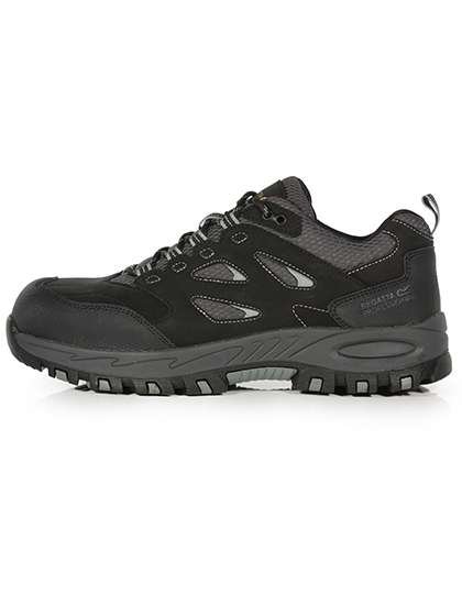 Regatta Professional Mudstone S1P Sicherheitstrainer mit Stahlkappe, Black/Granite 39 (6), RG205