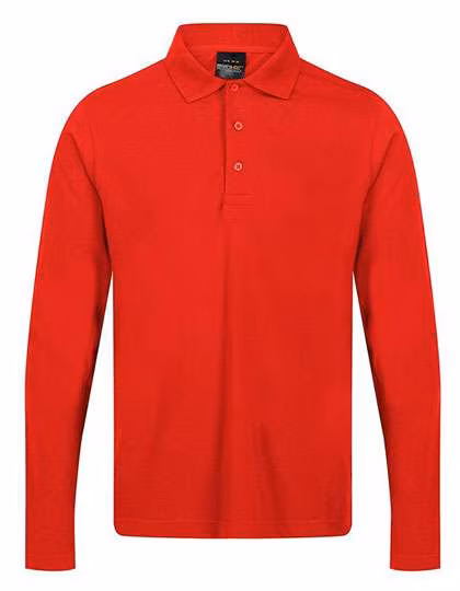 Regatta Professional Polo manches longues en tissu piqué, Classic Red XS, RG222