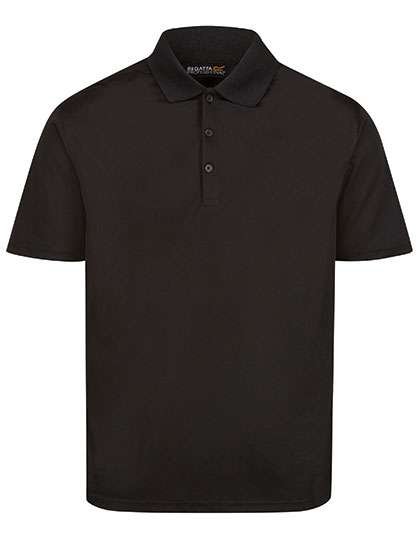 Regatta Professional Polo aus schnell trocknendem Polyester für Herren, Black XS, RG224