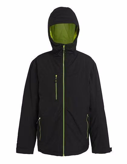 Regatta Professional Wasserdichte Isolierjacke mit 4-Wege-Stretch, Black/Lime S, RG253