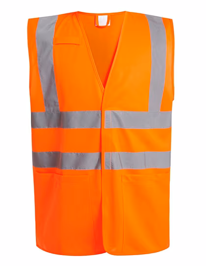 Regatta Professional Gilet Hi-Vis Supervisor in materiale riciclato, Yellow L, RG254