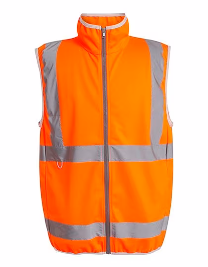 Regatta Professional Pro Hi-Vis Weste mit Reißverschluss, Orange S, RG257