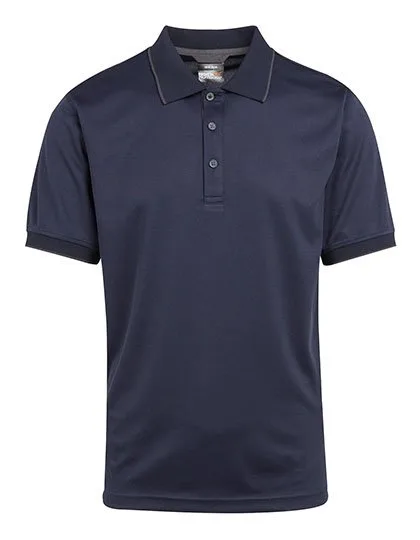 Regatta Professional Antibakterielles Kurzarm-Poloshirt aus Piqué, Navy/Seal Grey M, RG264