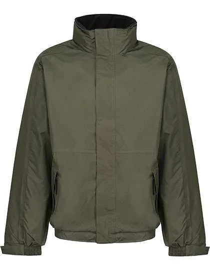 Regatta Professional Dover Jacke mit Fleece-Futter und Kapuze, Dark Khaki/Black XXL, RG297