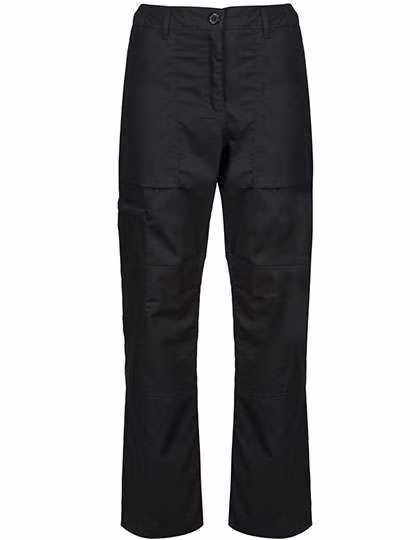 Regatta Professional Pantaloni Action con finitura idrorepellente da Donna, Black 10(36)/27, RG334