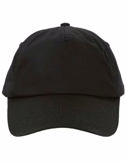 Regatta Professional Cotton-Polyester 5-Panel Cap, Black One Size, RG353