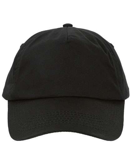 Regatta Professional Baumwoll-Polyester 5-Panel Cap, Black One Size, RG353