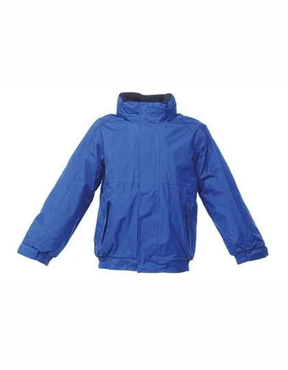 Regatta Junior Wasserdichte Kinderjacke mit Kapuze, Royal Blue/Navy 104 (3-4 Jahre), RG418