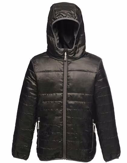 Regatta Junior Winterjacke mit Thermoguard-Isolierung für Kinder, Black 152 (11-12 Jahre), RG4540