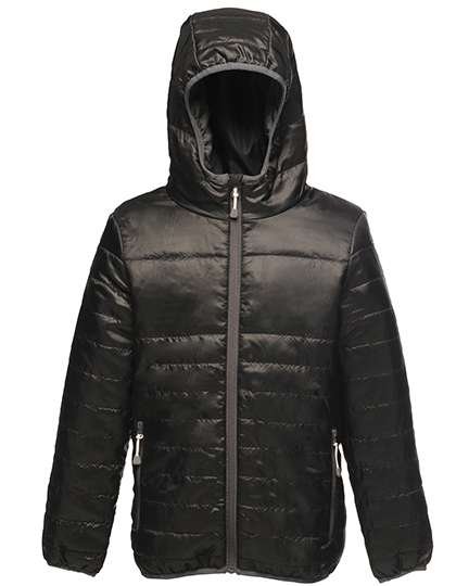 Regatta Junior Winterjacke mit Thermoguard-Isolierung für Kinder, Black 152 (11-12 Jahre), RG4540