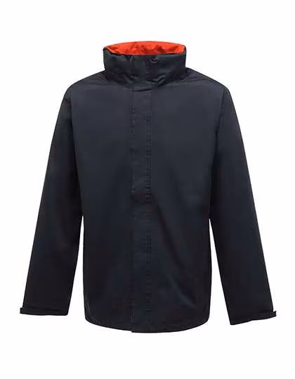 Regatta Professional Waterproof Ardenmore Jacket with Hood, Navy/Classic Red XXL, RG461